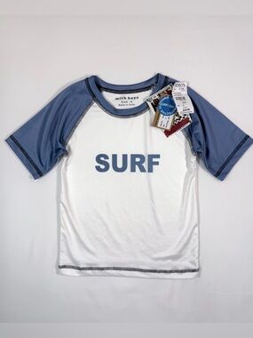 NWT MISH BOYS Boys Surf Rashguard Shirt‎ Size 5 Beach Coastal Swim Athletic NEW